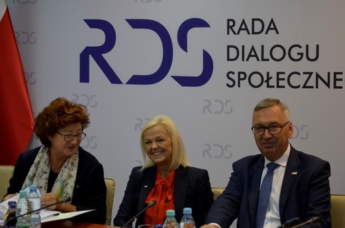 Uczestnicy posiedzenia plenarnego RDS w dniu 18 września 2019 r.