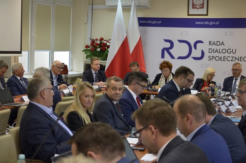 Uczestnicy posiedzenia plenarnego RDS w dniu 18 września 2019 r.