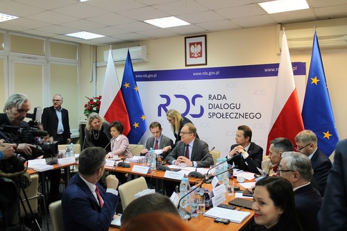 Posiedzenie plenarne Rady Dialogu Społecznego w dniu 6 lutego 2020 r.