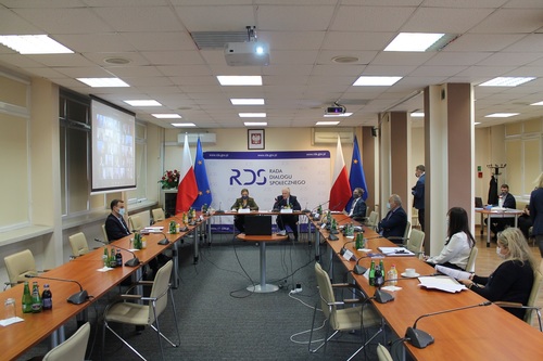 Posiedzenie plenarne Rady Dialogu Społecznego w dniu 29 października 2020 r.