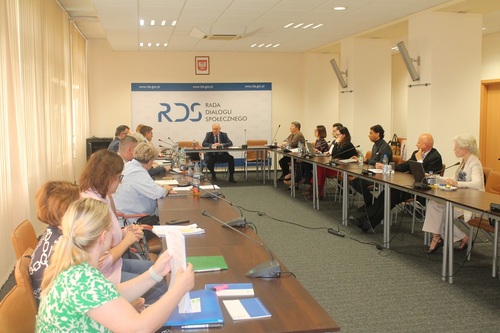 Posiedzenie ZP ds. rozwoju dialogu społecznego, 12.09.2024 r.