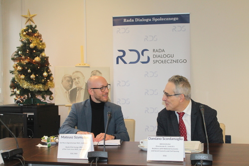 Spotkania przedstawicieli EKES-u z przedstawicielami strony społecznej RDS, Rady Pożytku Publicznego i strony rządowej