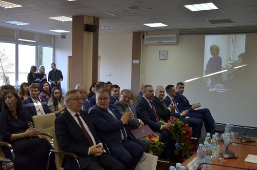 Uczestnicy konferencji z okazji jubileuszu 25-lecia CPS "Dialog" w dniu 11 grudnia 2019 r.  pt. Dialog społeczny w zwierciadle czasu